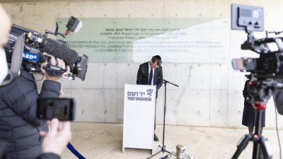 Ministerpräsident Hendrik Wüst besucht die Gedenkstätte Yad Vashem in Jerusalem