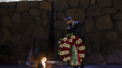 Ministerpräsident Hendrik Wüst besucht die Gedenkstätte Yad Vashem in Jerusalem