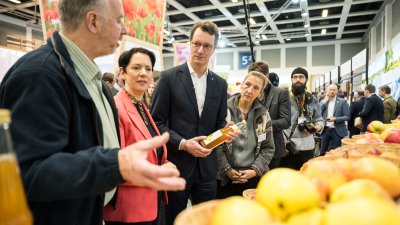 Ministerpräsident Hendrik Wüst besucht Grüne Woche