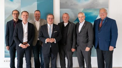 Ministerpräsident Armin Laschet im Gespräch mit Umweltverbänden und Gewerkschaften