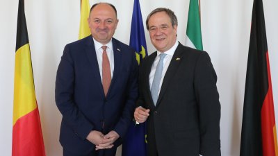Ministerpräsident Armin Laschet und Willy Borsus unterzeichnen Gemeinsame Erklärung zur Vertiefung der Zusammenarbeit
