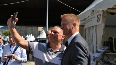 Innenminister Ralf Jäger auf der Landesmeile