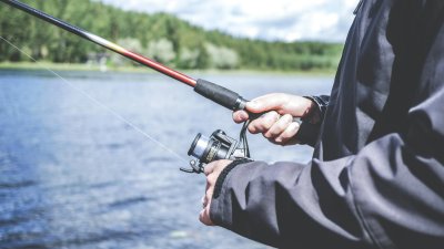 Angler am See