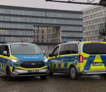 Streifenwagen der NRW-Polizei