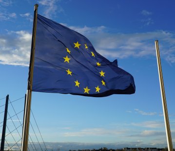 Europa Flagge Landeshaus