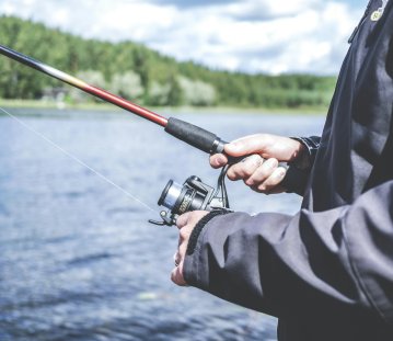 Angler am See