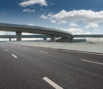 Straße Brücke Verkehr