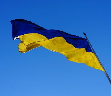 Ukraine Flagge