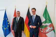 Ministerpräsident Wüst empfängt den Botschafter der Republik Türkei 