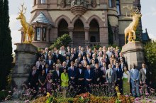 Ministerpräsident Hendrik Wüst empfängt Konsularisches Korps beim Sommerempfang auf Schloss Drachenburg