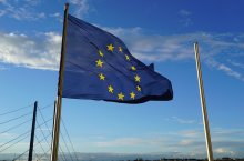 Europa Flagge Landeshaus
