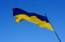 Ukraine Flagge