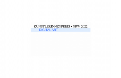 Logo Künstlerinnenpreis NRW 2022