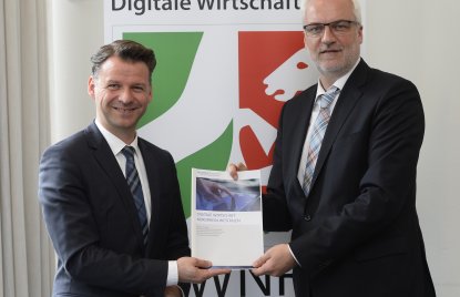 Wirtschaftsminister Garrelt Duin präsentiert Studie zur Digitalen Wirtschaft Nordrhein-Westfalen