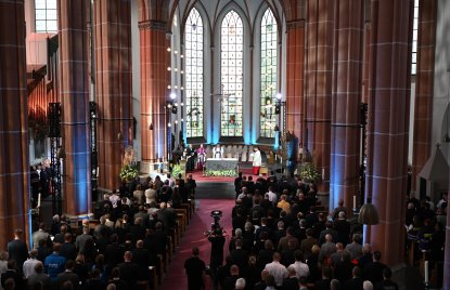 Nordrhein-Westfalen gedenkt am ersten Jahrestag der Hochwasserkatastrophe der Opfer