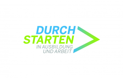 Logo Durchstarten in Ausbildung und Arbeit