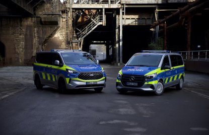 Streifenwagen der NRW-Polizei