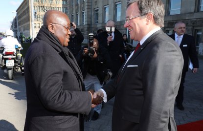 Ministerpräsident Laschet empfängt den Staatspräsidenten der Republik Ghana