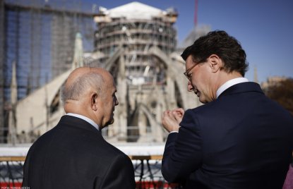 Ministerpräsident Hendrik Wüst besucht die Kathedrale Notre-Dame in Paris