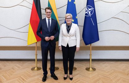 Politisches Gespräch mit der Premierministerin der Republik Litauen, Frau Ingrida Šimonytė