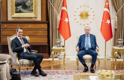 Ministerpräsident Hendrik Wüst trifft den türkischen Präsidenten Recep Tayyip Erdoğan