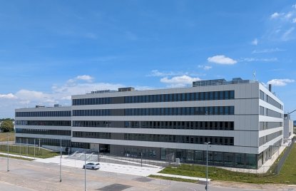Das neue Rechenzentrum in Kaarst – Außenansicht