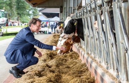 Ministerpräsident Wüst und Ministerin Gorißen würdigen die wichtige Arbeit der Landwirtinnen und Landwirte