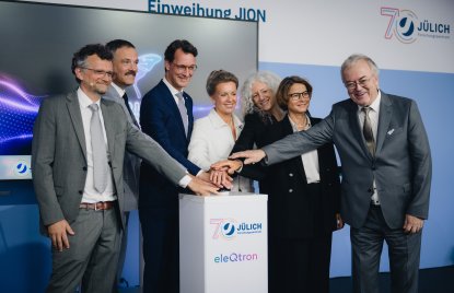 Einweihung des JION-Quantencomputers von eleQtron und Jülich Supercomputing Centre am Forschungszentrum Jülich 