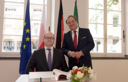 Verabschiedung des Doyens des Konsularischen Korps Nordrhein-Westfalen und Generalkonsuls der Republik Polen, Jan Sobczak