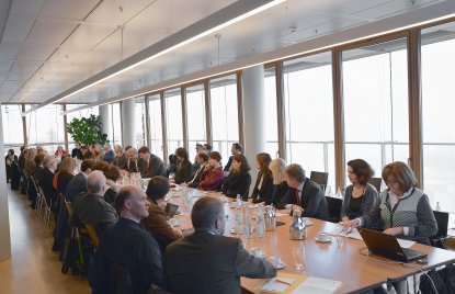 Integration von Flüchtlingen: Europabeauftragte der Kommunen informieren sich in der Staatskanzlei über Fördermöglichkeiten 