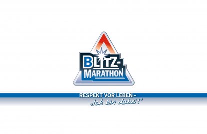 Bild Logo Blitzmarathon mit Claim