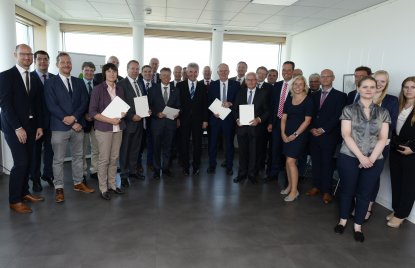 Beischeidübergabe Breitbandausbau