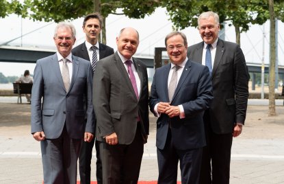 Ministerpräsident Armin Laschet empfängt Österreichs Nationalratspräsidenten, Wolfgang Sobotka