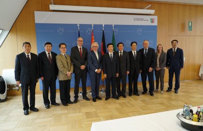 Besuch des Parteisekretärs der chinesischen Partnerprovinz Shanxi, Luo Huining