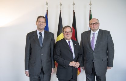 Ministerpräsident Laschet empfängt den Botschafter des Königreichs Belgien