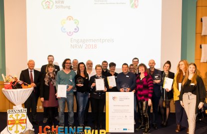 Verleihung Engagementpreis NRW 2018 