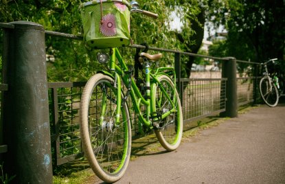 Fahrrad grün