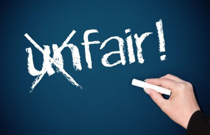 Bild mit Schrift Fair