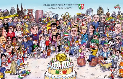 Titelseite des neuen NRW Kalenders 2016