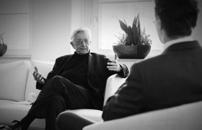 Gerhart Baum und MP Hendrik Wüst