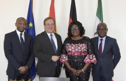 Ministerpräsident Laschet empfängt die Botschafterin der Republik Ghana