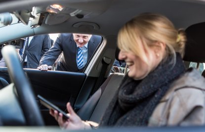 Aufklärungsaktion der Polizei NRW "Handy am Steuer"