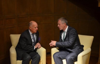 Minister Remmel trifft kalifornischen Gouverneur Brown