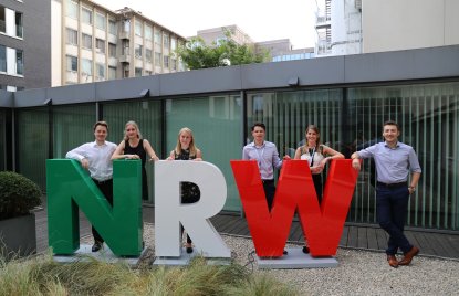 Praktikanten in der Landesvertretung Brüssel