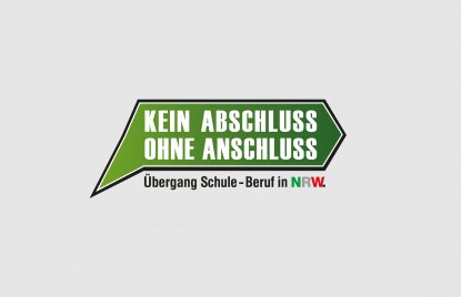 Logo Kein Abschluss ohne Anschluss (grau)