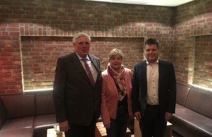 Gespräch Claudia Middendorf, Jürgen Dusel, Karl-Josef Laumann