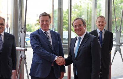 Ministerpräsident der Republik Lettland Māris Kučinskis besucht Nordrhein-Westfalen