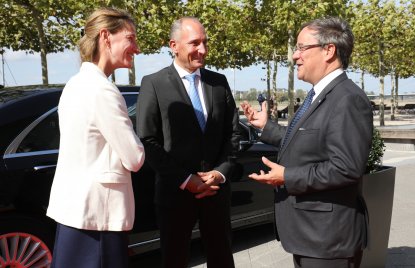 Ministerpräsident Laschet empfängt den Regierungschef des Fürstentums Liechtenstein