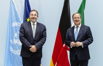 Ministerpräsident Armin Laschet trifft Achim Steiner zum Gespräch