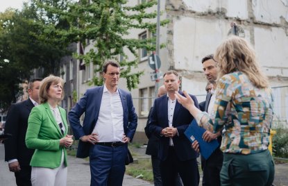 Besuch Stadtentwicklungsgebiet Schalke-Nord in Gelsenkirchen